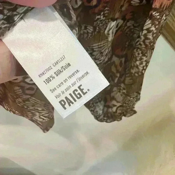 Paige Marcela Silk Blouse - Picture 4 of 4